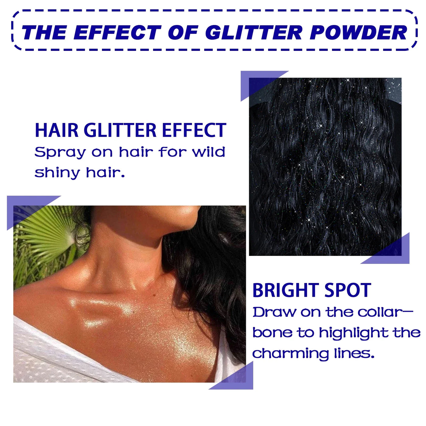 Silver Glitter Spray