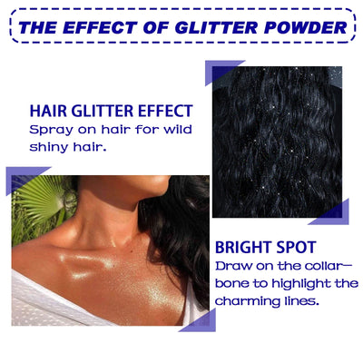 Silver Glitter Spray