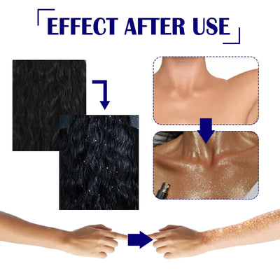 Silver Glitter Spray