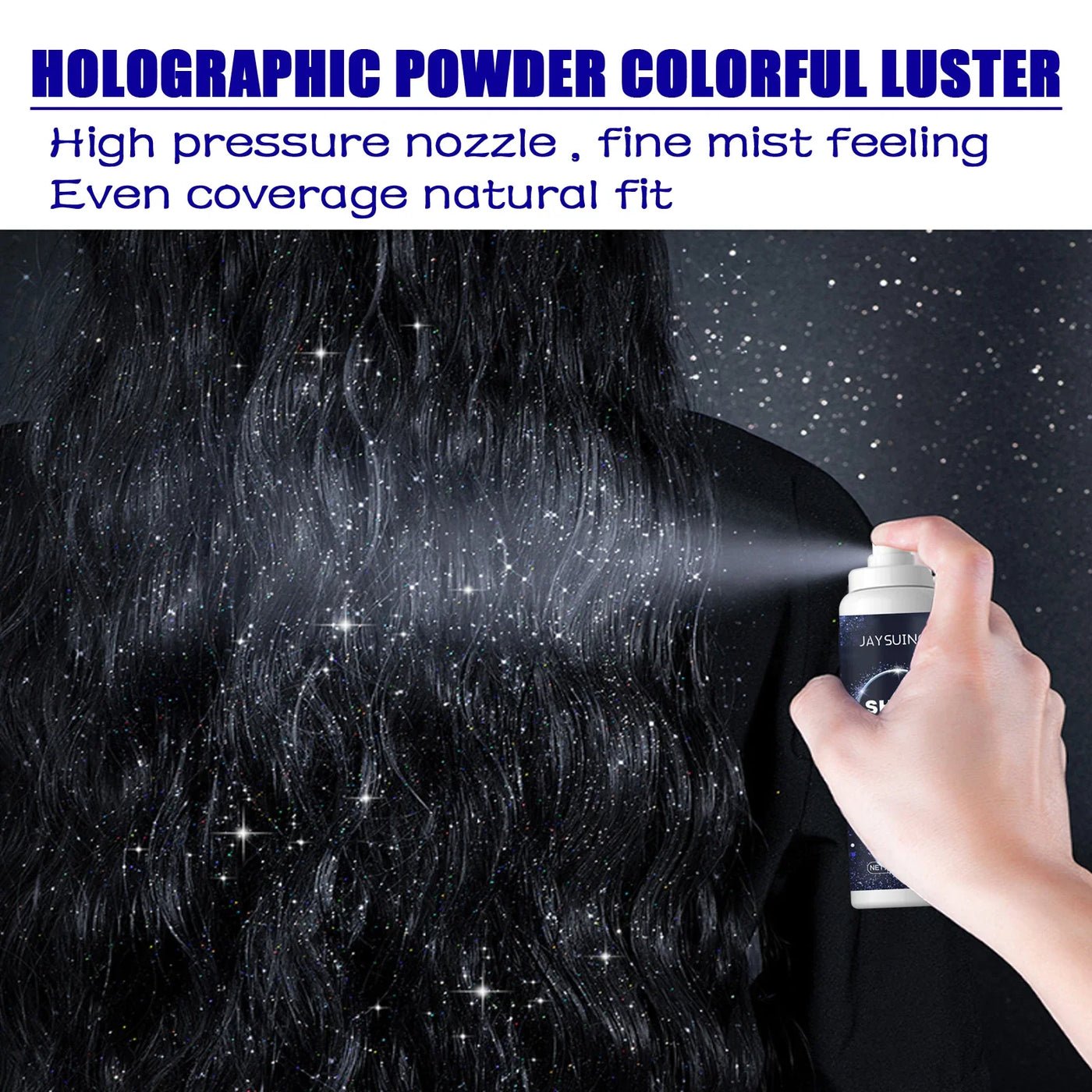 Silver Glitter Spray