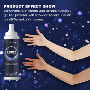 Silver Glitter Spray